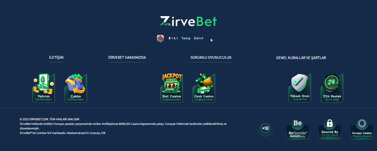 Zirvebet Casino Sitesi