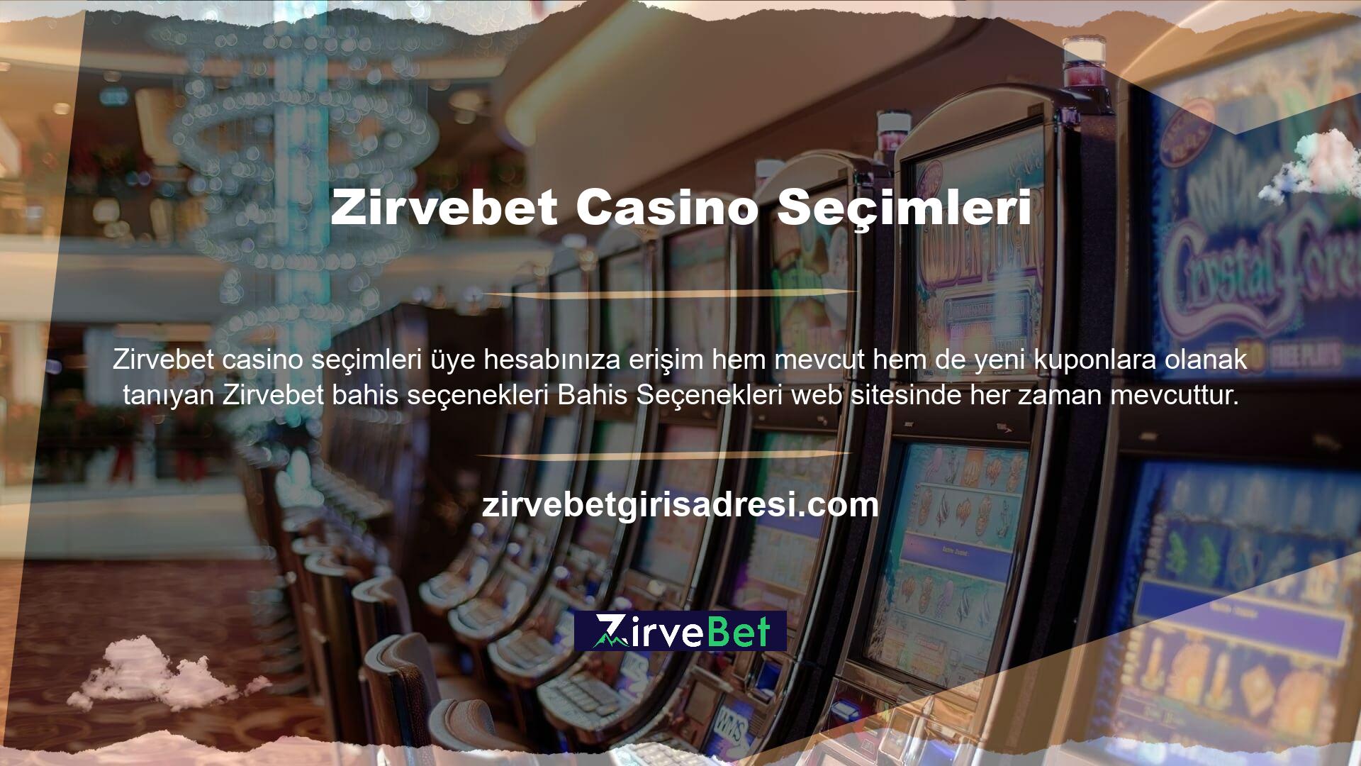 Mobil casino oyunları sunan en iyi siteler arasında Zirvebet