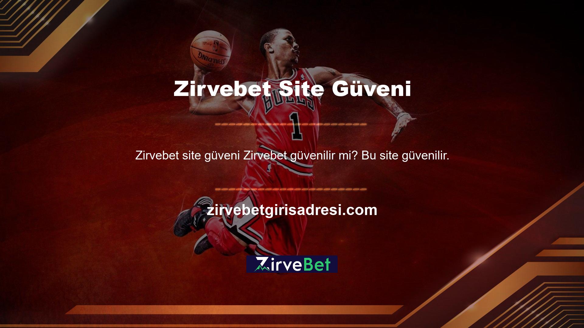 Zirvebet web sitesi güvenlidir ve farklı türde bilgiye sahiptir